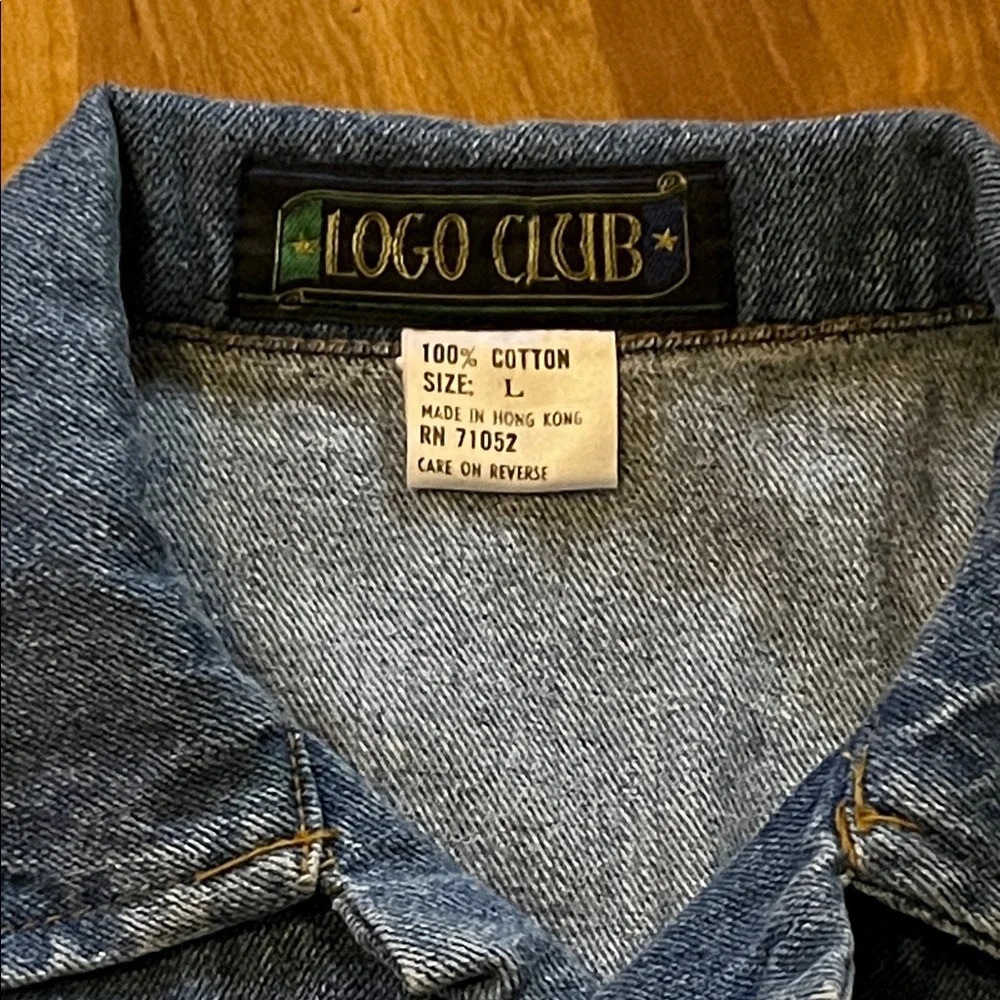 Logo Club Denim vest with lace - Picture 2 of 10